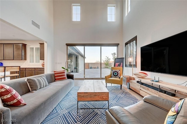 2669 Via Monet, Henderson, NV 89044 - living area with a high ceiling