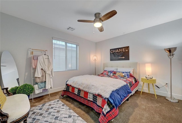2669 Via Monet, Henderson, NV 89044 - carpeted bedroom featuring baseboards and ceiling fan