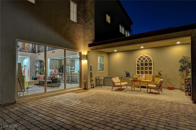 2669 Via Monet, Henderson, NV 89044 - patio at night featuring a patio