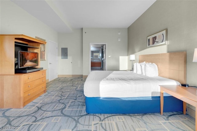 211 E Flamingo Rd Unit 1617, Las Vegas, NV 89169 - carpeted bedroom featuring electric panel
