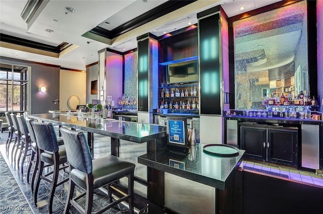 211 E Flamingo Rd Unit 1617, Las Vegas, NV 89169 - community bar area with ornamental molding