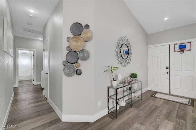2711 Briarcliff Ave, Henderson, NV 89074 - foyer entrance with wood finished floors and baseboards