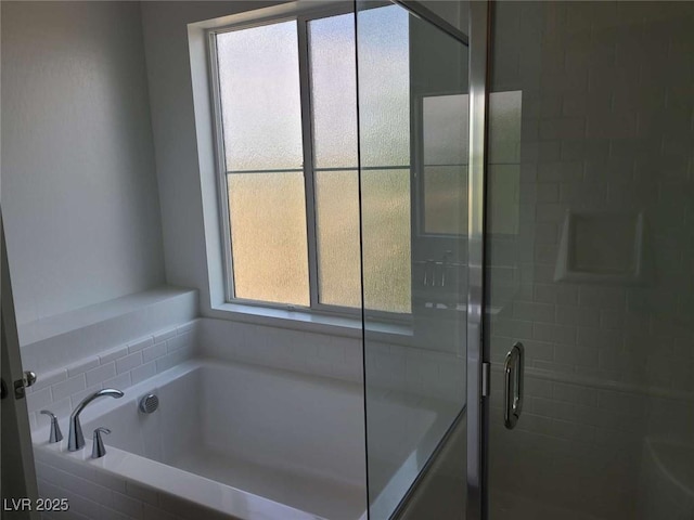 7332 N Decatur Blvd Unit 2, North Las Vegas, NV 89084 - full bath featuring a bath and a shower stall