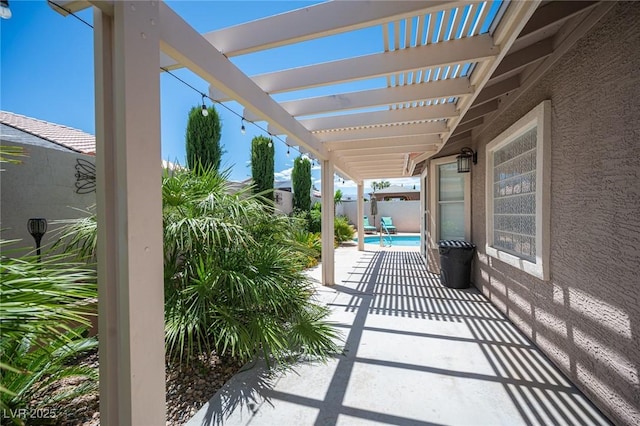 6417 Fisher Ave, Las Vegas, NV 89130 - view of patio / terrace with a pergola