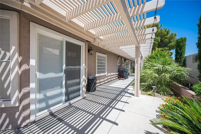 6417 Fisher Ave, Las Vegas, NV 89130 - view of patio / terrace with a pergola