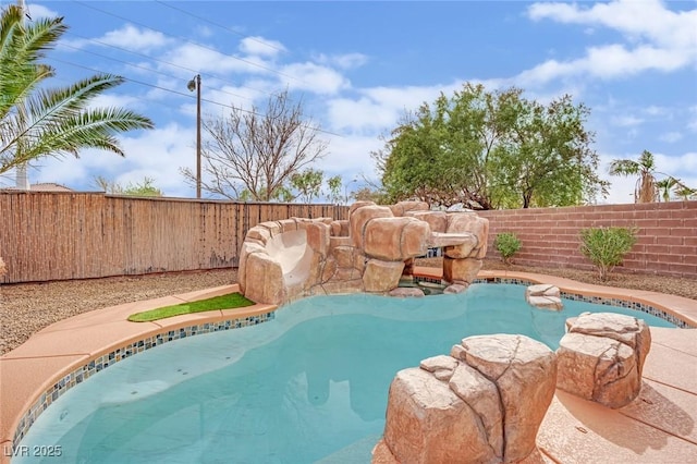3221 Birdwatcher Ave, North Las Vegas, NV 89084 - view of pool with a fenced backyard