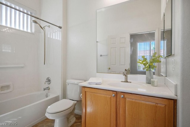 5017 Kaibab Forest Ave, Las Vegas, NV 89141 - bathroom with toilet, vanity, and  shower combination