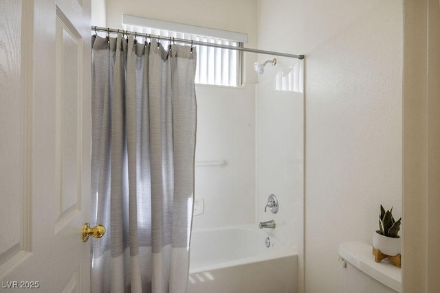 5017 Kaibab Forest Ave, Las Vegas, NV 89141 - full bathroom featuring shower / tub combo with curtain and toilet