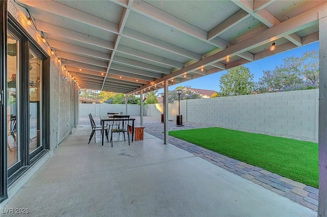 58 Pleasant Dale Dr, Henderson, NV 89074 - view of patio / terrace featuring outdoor dining space