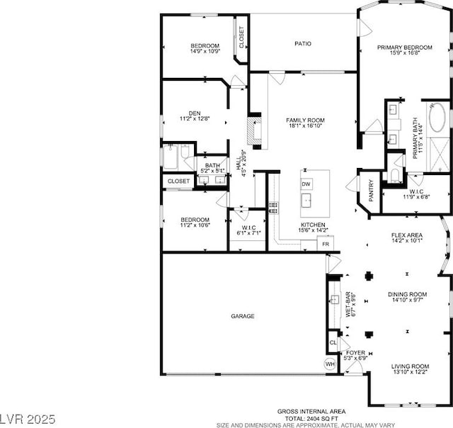 8544 Garden Valley Ct, Las Vegas, NV 89178 - home floor plan