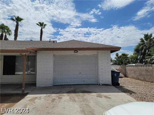 45 Logan Ct, Las Vegas, NV 89110 - garage featuring driveway