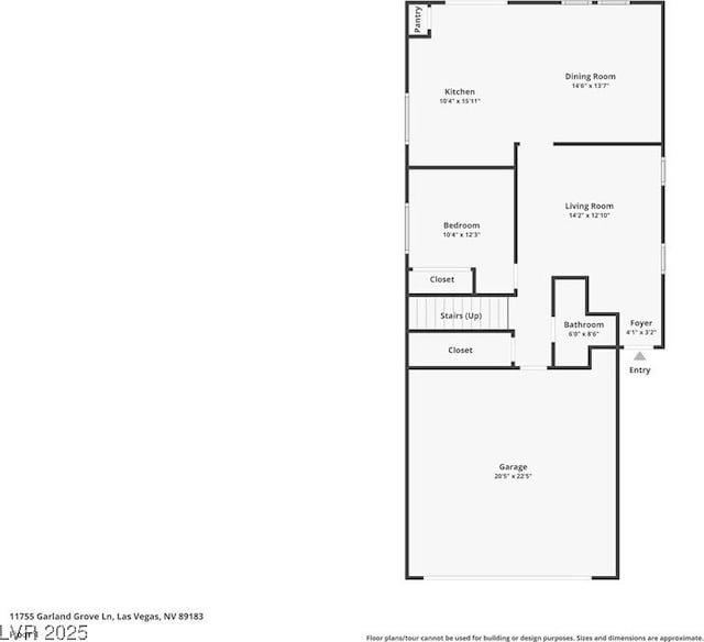 11755 Garland Grove Ln, Las Vegas, NV 89183 - property floor plan