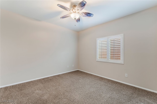 6125 Paddleboat St, North Las Vegas, NV 89031 - carpeted empty room featuring a ceiling fan and baseboards