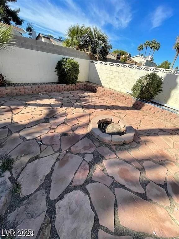 5243 Sunnywood Dr, Las Vegas, NV 89120 - exterior view of a fenced backyard