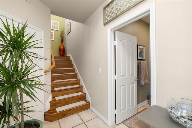 939 Paisley St, Las Vegas, NV 89145 - staircase with tile patterned floors and baseboards