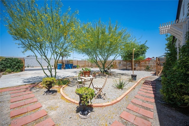 108 Verdy Ln, Las Vegas, NV 89101 - fenced backyard featuring a patio area