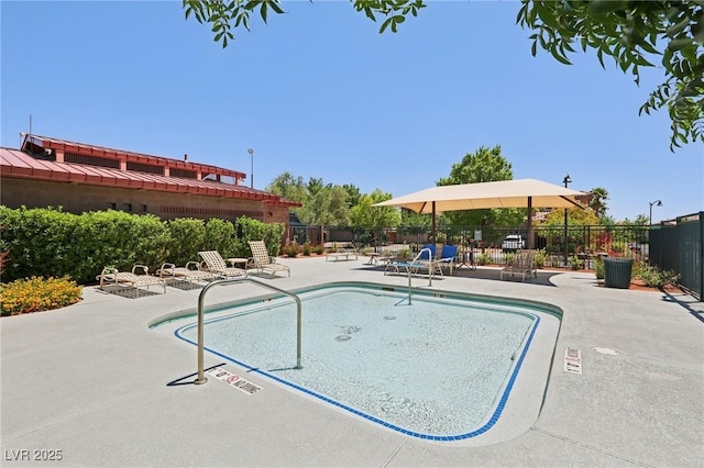 11707 Longworth Rd, Las Vegas, NV 89135 - community pool with a patio area