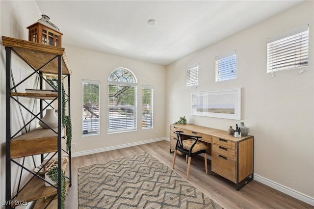 11707 Longworth Rd, Las Vegas, NV 89135 - office area with light wood finished floors and baseboards