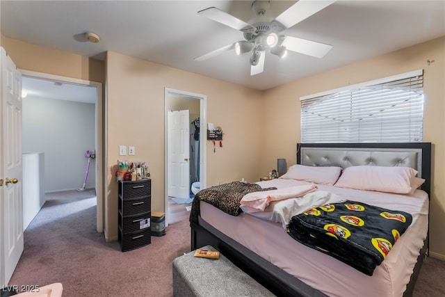 3950 S Sandhill Rd Unit 130, Las Vegas, NV 89121 - carpeted bedroom featuring a ceiling fan