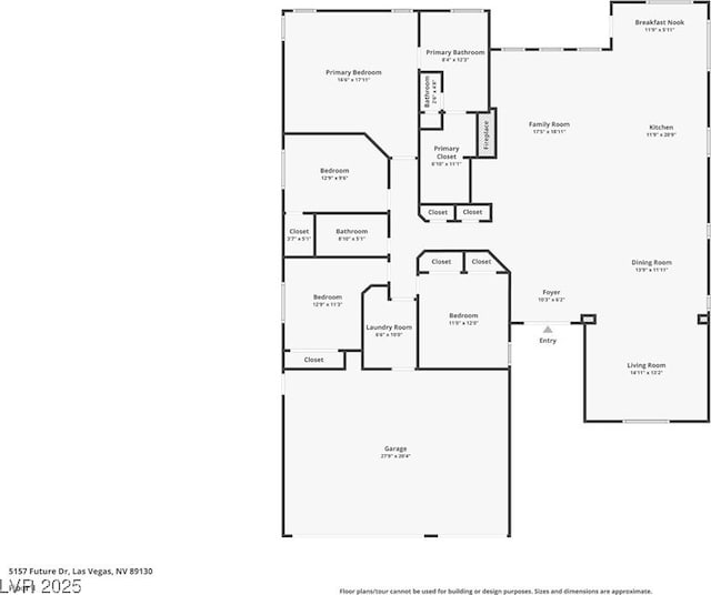 5157 Future Dr, Las Vegas, NV 89130 - property floor plan