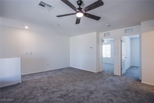 6288 Dolosonte St, Las Vegas, NV 89113 - unfurnished room featuring a ceiling fan, carpet, and baseboards