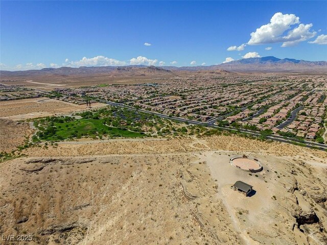 7715 Peaceful Trellis Dr, Las Vegas, NV 89179 - aerial view of mountains and a desert landscape