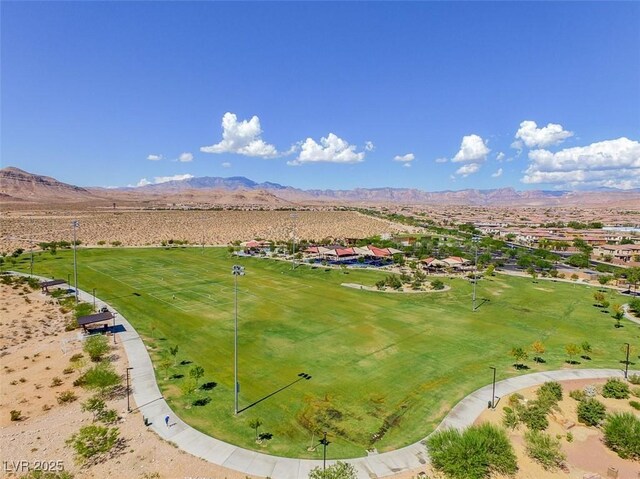 7715 Peaceful Trellis Dr, Las Vegas, NV 89179 - aerial view of mountains