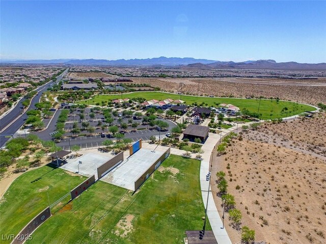 7715 Peaceful Trellis Dr, Las Vegas, NV 89179 - drone / aerial view of a mountain backdrop
