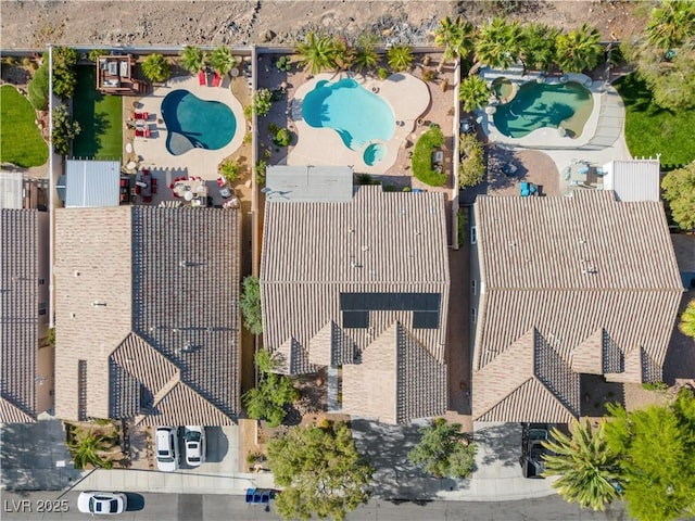 2158 Shubert Ave, Henderson, NV 89052 - aerial view of a pool