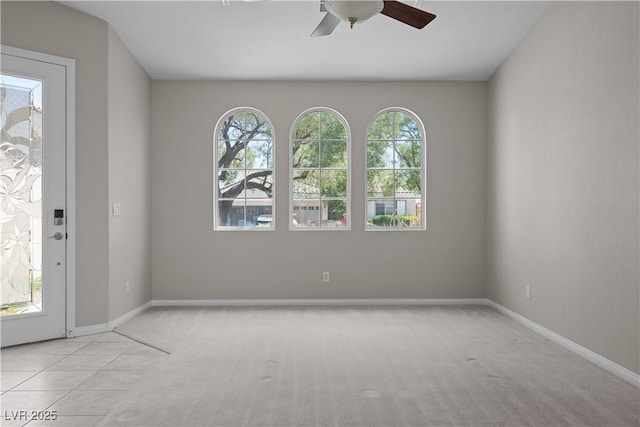 2158 Shubert Ave, Henderson, NV 89052 - carpeted spare room with ceiling fan and baseboards