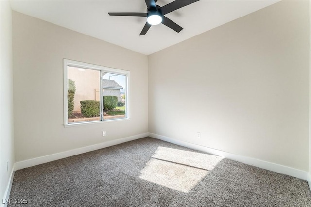 9705 Standard Ave, Las Vegas, NV 89129 - empty room featuring carpet, baseboards, and ceiling fan