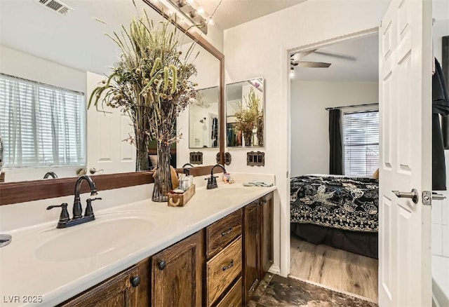 3473 Conough Ln, Las Vegas, NV 89129 - full bathroom featuring double vanity and connected bathroom