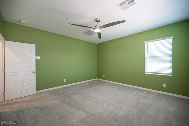 871 Aurelie Ridge St, Henderson, NV 89011 - carpeted empty room featuring a ceiling fan, baseboards, and a smoke detector