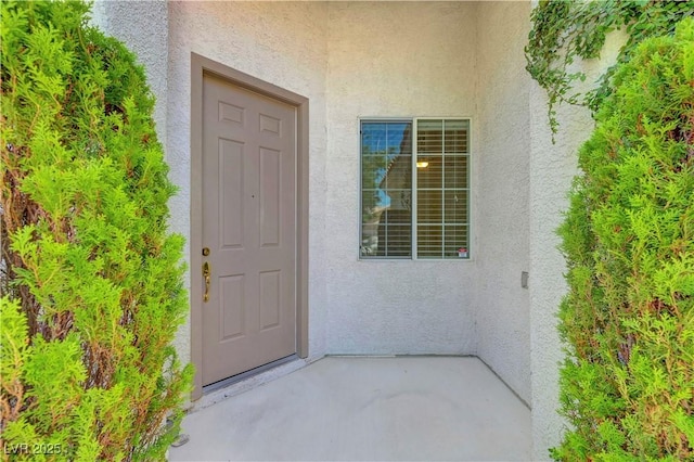 4197 Bottiglia Ave, Las Vegas, NV 89141 - view of exterior entry with stucco siding