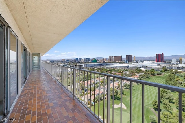 3111 Bel Air Dr Unit 24G, Las Vegas, NV 89109 - balcony featuring a city view