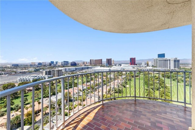 3111 Bel Air Dr Unit 24G, Las Vegas, NV 89109 - balcony with a city view
