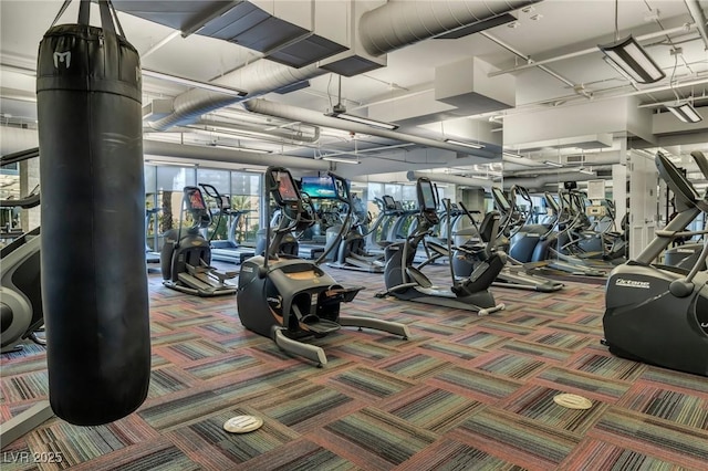 8255 Las Vegas Blvd Unit 719, Las Vegas, NV 89123 - gym with carpet floors