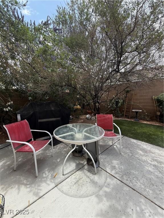 11457 Steponia Bay St, Las Vegas, NV 89141 - view of patio / terrace featuring grilling area