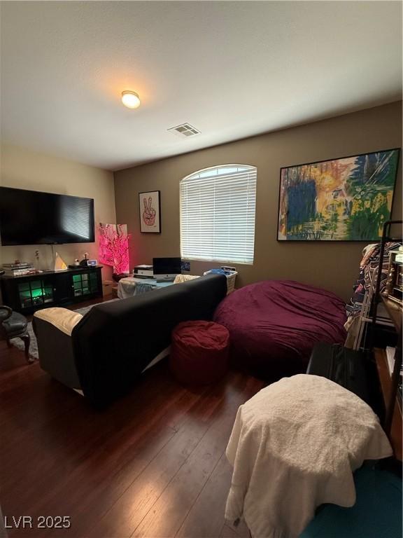 11457 Steponia Bay St, Las Vegas, NV 89141 - living room with hardwood / wood-style floors