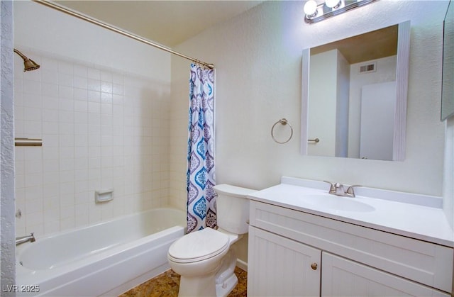1316 Capri Drive A,B,C,&D, Boulder City, NV 89005 - full bathroom featuring toilet, vanity, and shower / bath combo with shower curtain
