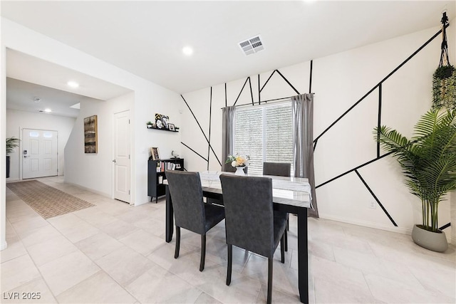 1885 Vass Springs Pl, North Las Vegas, NV 89084 - dining space with recessed lighting and light tile patterned floors