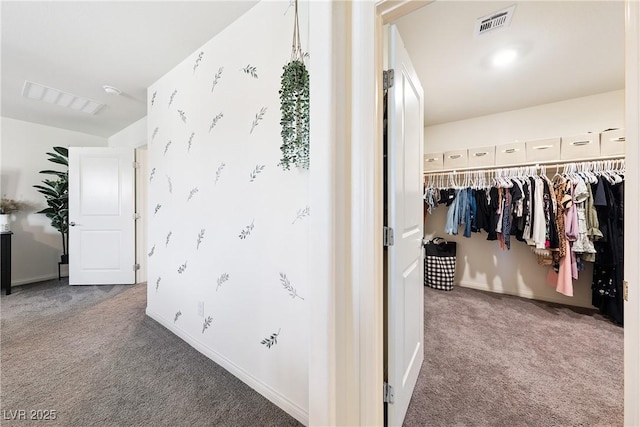 1885 Vass Springs Pl, North Las Vegas, NV 89084 - hall with carpet flooring and baseboards