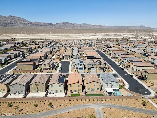 1885 Vass Springs Pl, North Las Vegas, NV 89084 - view of property location with a mountainous background and nearby suburban area