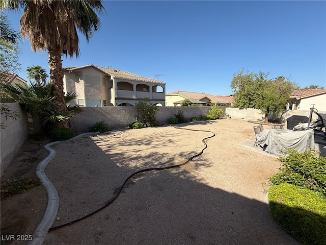 6351 Davidson Ct, Las Vegas, NV 89110 - fenced backyard featuring a patio