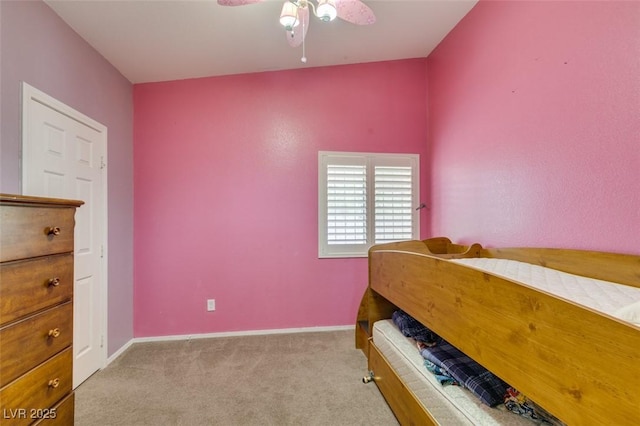 1017 Guided Dancer Ave, Henderson, NV 89015 - bedroom with carpet floors, baseboards, and a ceiling fan
