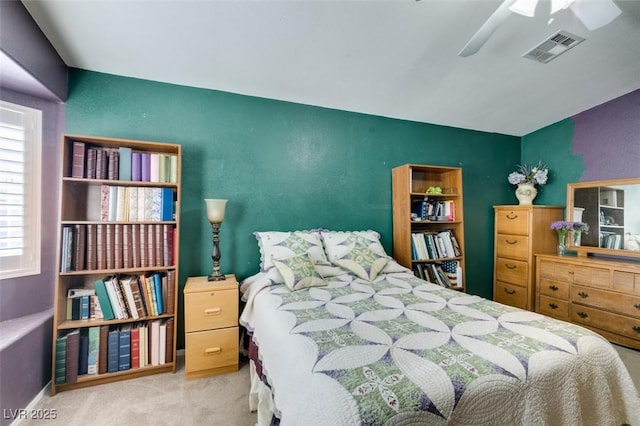 1017 Guided Dancer Ave, Henderson, NV 89015 - carpeted bedroom with a ceiling fan