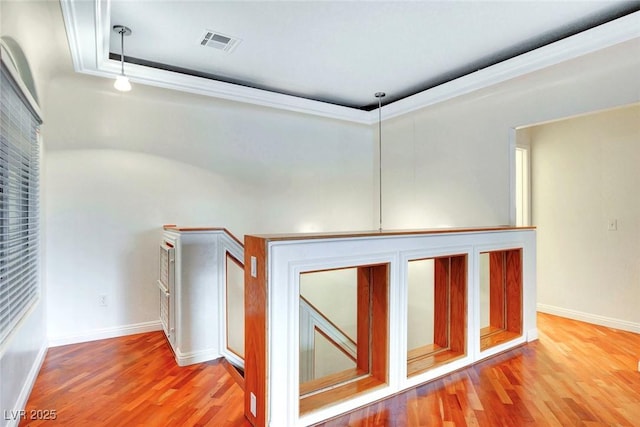 8725 Red Rio Dr Unit 203, Las Vegas, NV 89128 - corridor with wood finished floors and baseboards