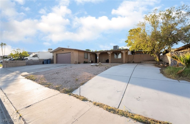 6608 Burgundy Way, Las Vegas, NV 89107 - single story home featuring stucco siding, a garage, and driveway