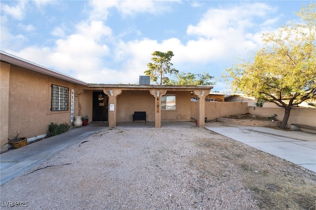 6608 Burgundy Way, Las Vegas, NV 89107 - view of front facade featuring stucco siding
