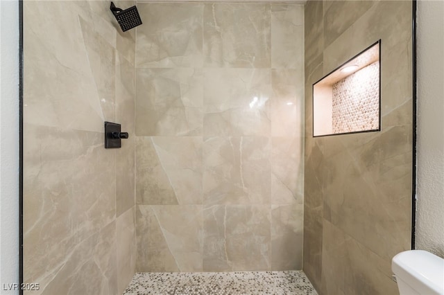 6608 Burgundy Way, Las Vegas, NV 89107 - full bath with tiled shower and toilet